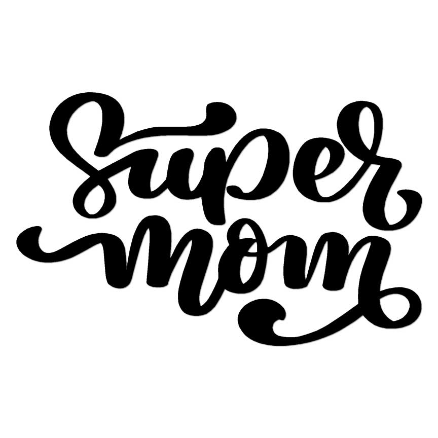 Super Mom, Vinyl Decal Sticker, Multiple Colors & Sizes #6261 | eBay